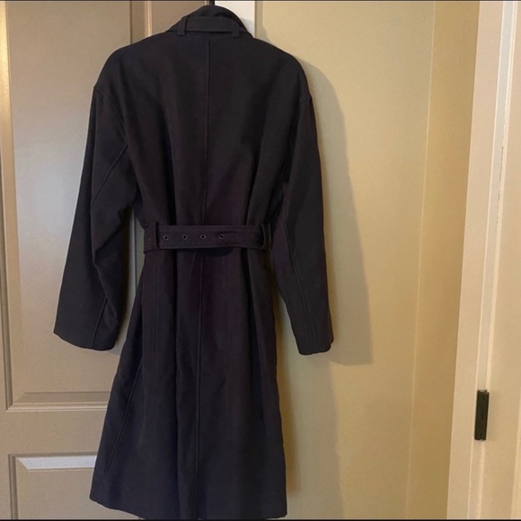 Isabel Marant Blue Moleskin Long Coat FR 36 or US 4 - Picture 2 of 6